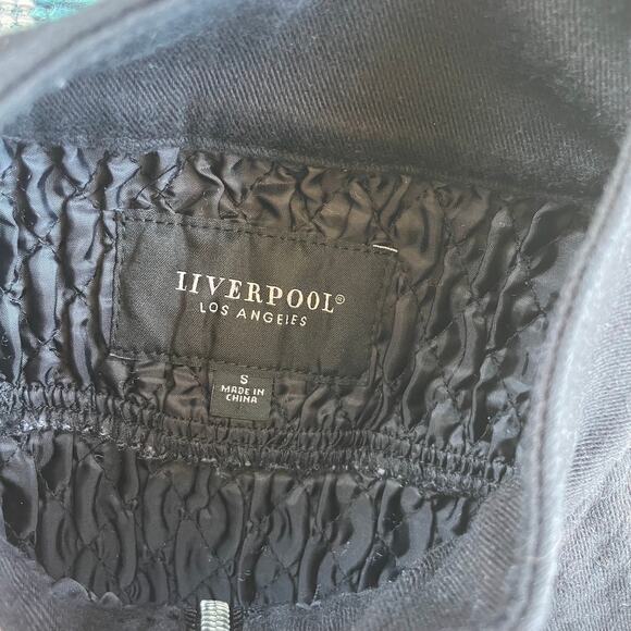 Liverpool Los Angeles Black‎ Quilted Moto Jacket - Size S - Picture 3 of 9